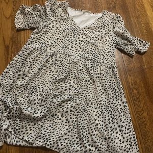 Large leopard dress